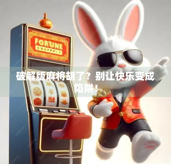 破解版麻将胡了？别让快乐变成陷阱！